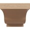 Ekena Millwork 10"W x 20"D x 10"H Wide Newport Rough Cedar Woodgrain TimberThane Corbel, Primed Tan CORUR10X20X10NEWRCPR - alternate 4